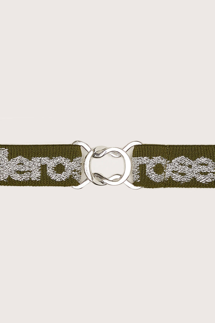 Bellerose Ceinture élastique Imprimé Logo Kaki Pour Filles