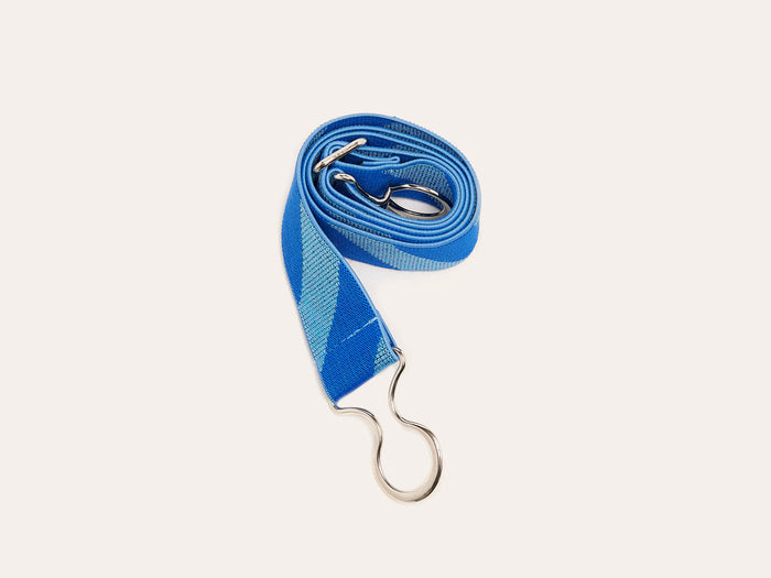 Bellerose Ceinture élastique rayée bleue pour filles