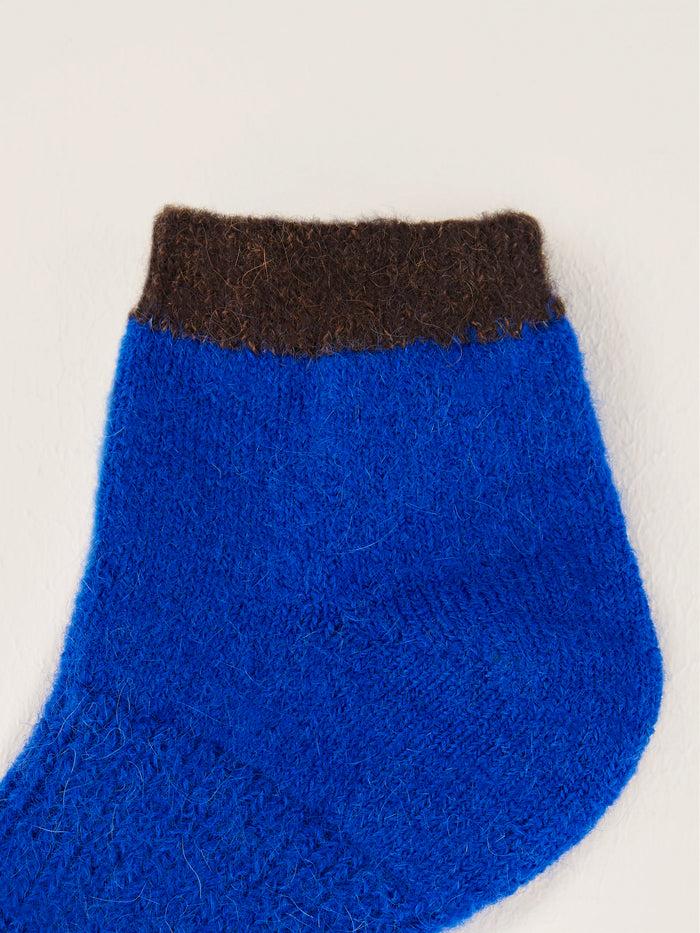 Bellerose Chaussettes à La Cheville Bleues Pour Femmes