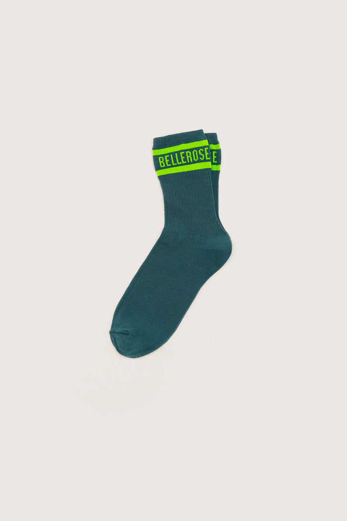 Bellerose Chaussettes Bleu-vert Mi-mollet Pour Filles
