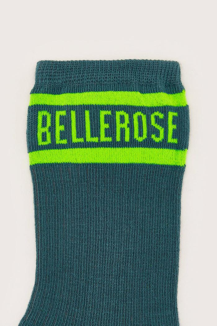 Bellerose Chaussettes Bleu-vert Mi-mollet Pour Filles