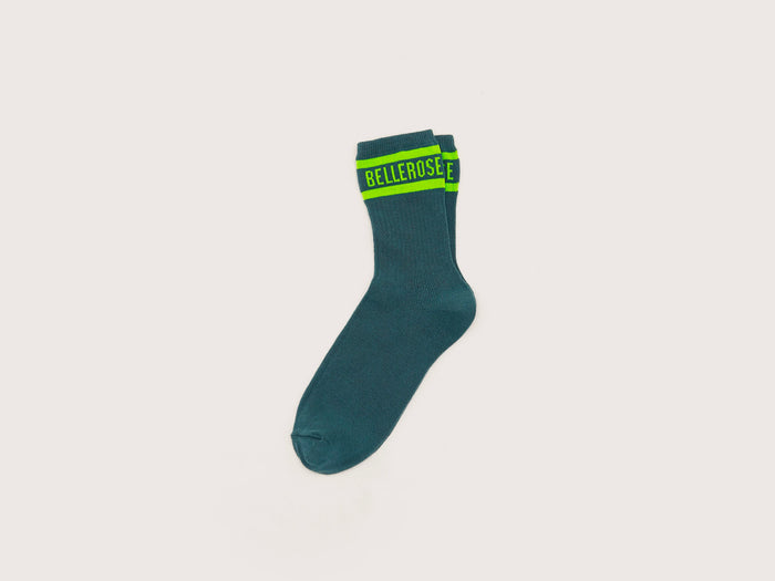 Bellerose Chaussettes bleu-vert mi-mollet pour filles