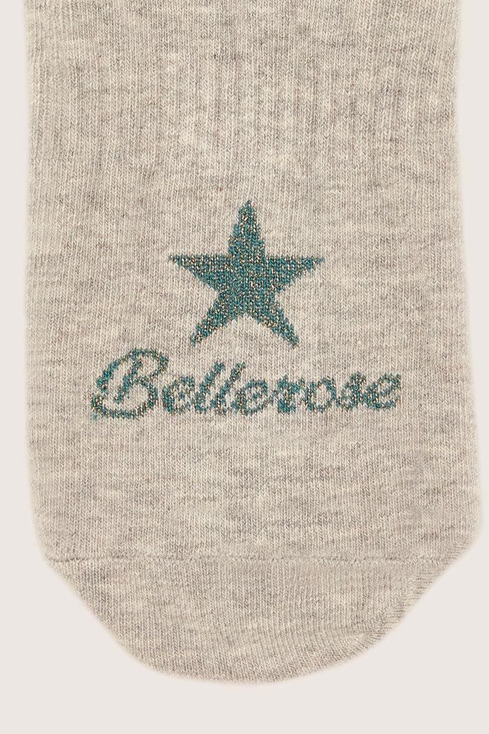 Bellerose Chaussettes Chevilles Avec Logo Gris Pour Femmes