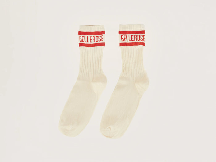 Bellerose Chaussettes classiques écrues pour femmes