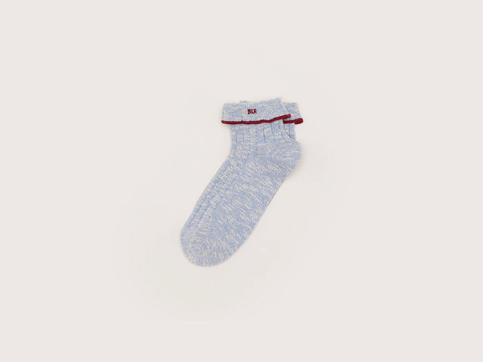 Bellerose Chaussettes crew avec logo bleu pour femmes