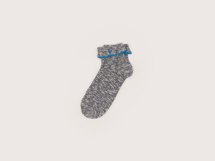Bellerose Chaussettes crew avec logo bleu pour femmes