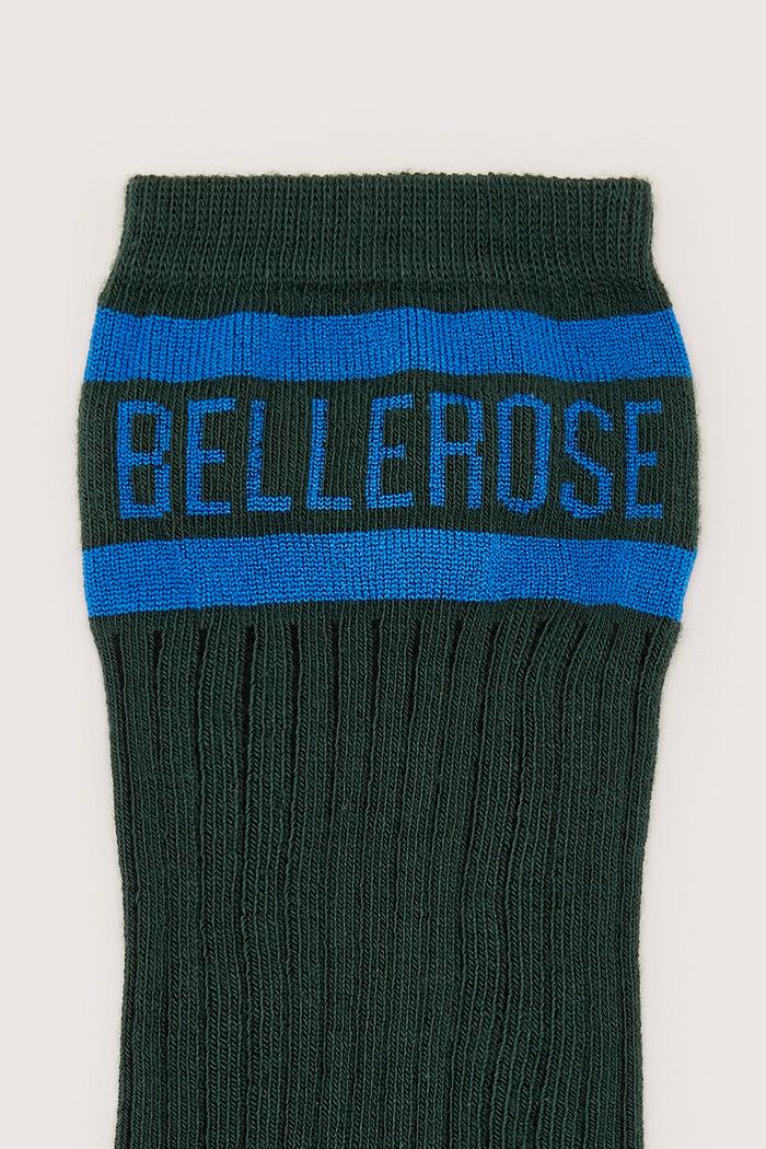 Bellerose Chaussettes Crew Avec Logo Vert Pour Femmes