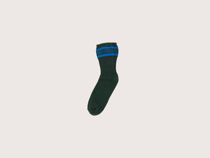 Bellerose Chaussettes crew avec logo vert pour femmes