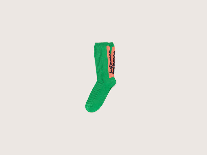 Bellerose Chaussettes crew avec logo vert pour femmes