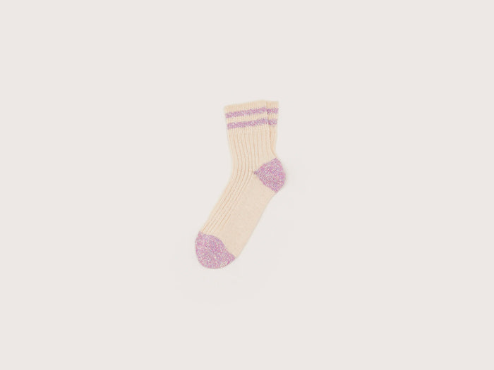 Bellerose Chaussettes crew rayées écrues pour femmes