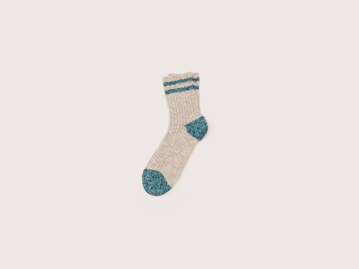 Bellerose Chaussettes crew rayées grises pour femmes