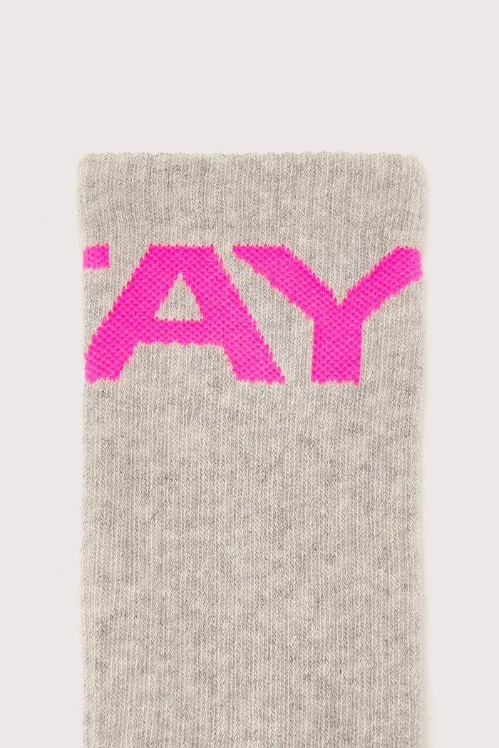 Bellerose Chaussettes Mi-mollet Grises Pour Garçons