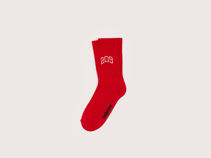 Bellerose Chaussettes mi-mollet rouges pour garçons