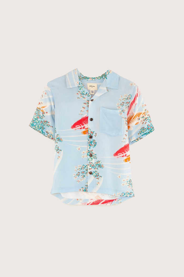 Bellerose Chemise à Manches Courtes à Motifs Pour Garçons