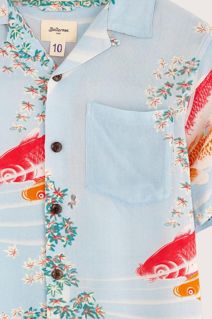 Bellerose Chemise à Manches Courtes à Motifs Pour Garçons