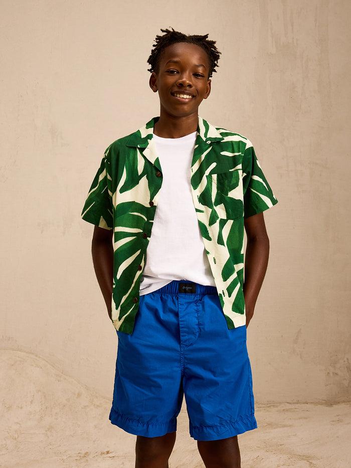 Bellerose Chemise à Manches Courtes à Motifs Pour Garçons