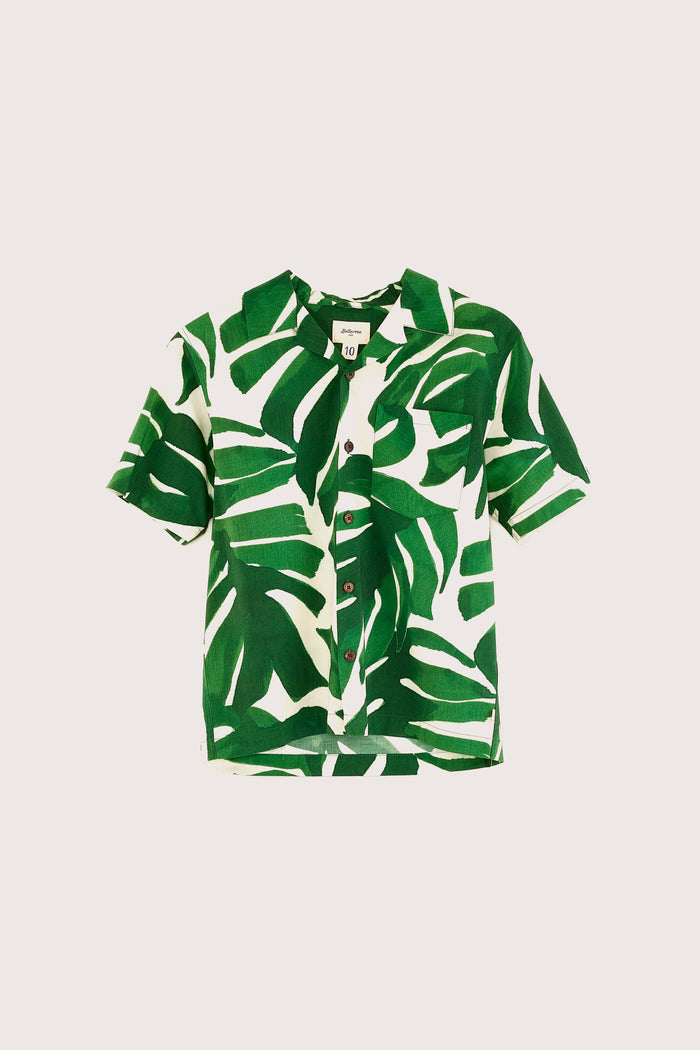 Bellerose Chemise à Manches Courtes à Motifs Pour Garçons