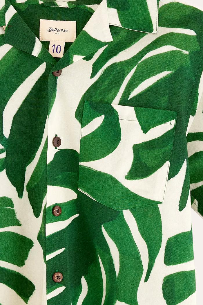 Bellerose Chemise à Manches Courtes à Motifs Pour Garçons