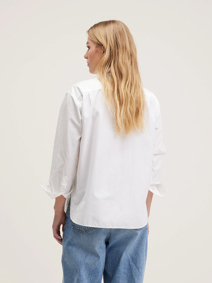 Bellerose Chemise Classique En Coton Blanc Pour Femmes