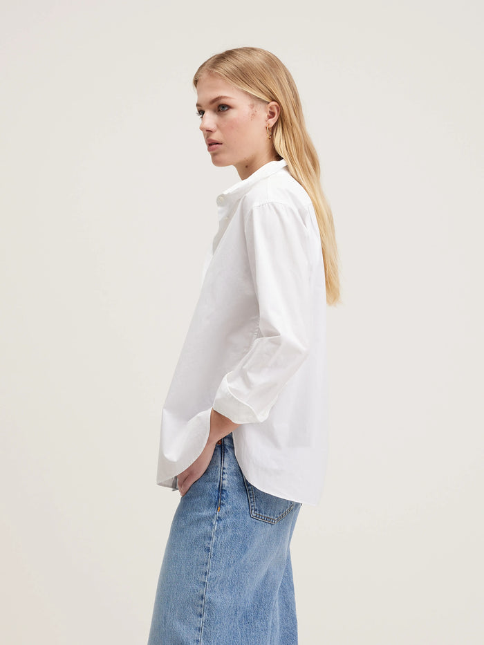 Bellerose Chemise Classique En Coton Blanc Pour Femmes