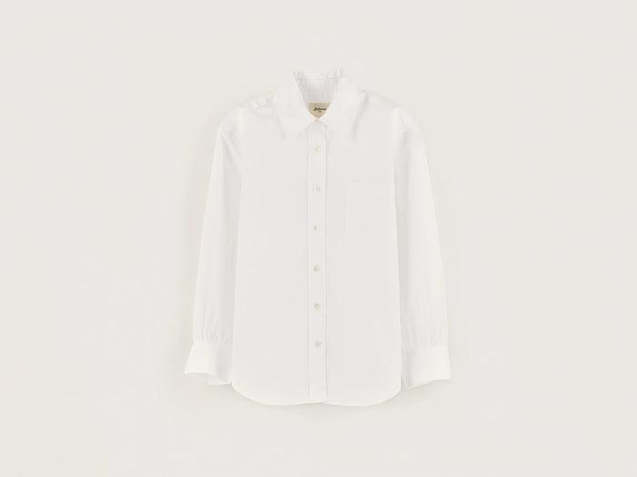 Bellerose Chemise classique en coton blanc pour filles