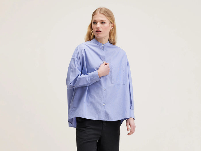 Bellerose Chemise Oversized En Coton Rayé Pour Femmes
