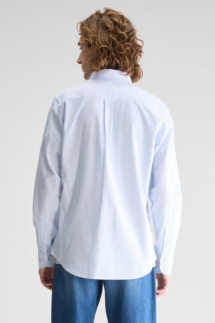 Bellerose Chemise Rayée Slim à Manches Longues Pour Homme