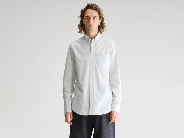 Bellerose Chemise rayée slim à manches longues pour homme