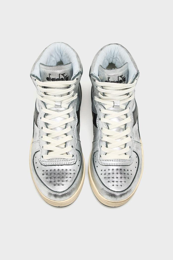 Diadora Diadora MI Basket Silver Used For Women
