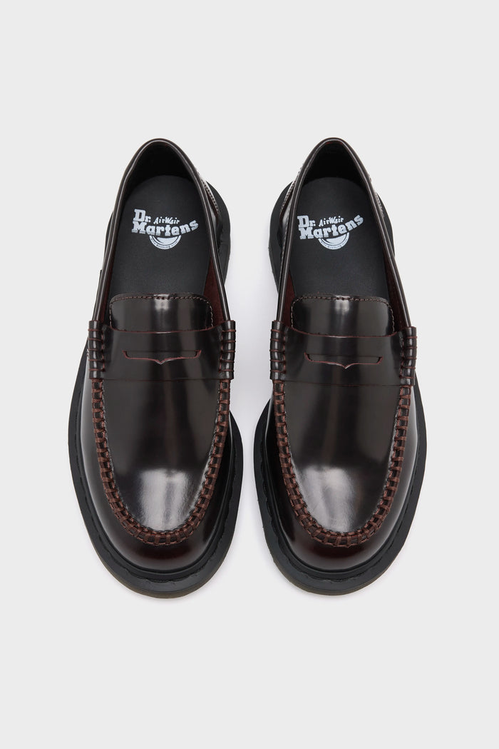 Dr Martens Dr. Martens Penton Cherry Red Leather Loafers