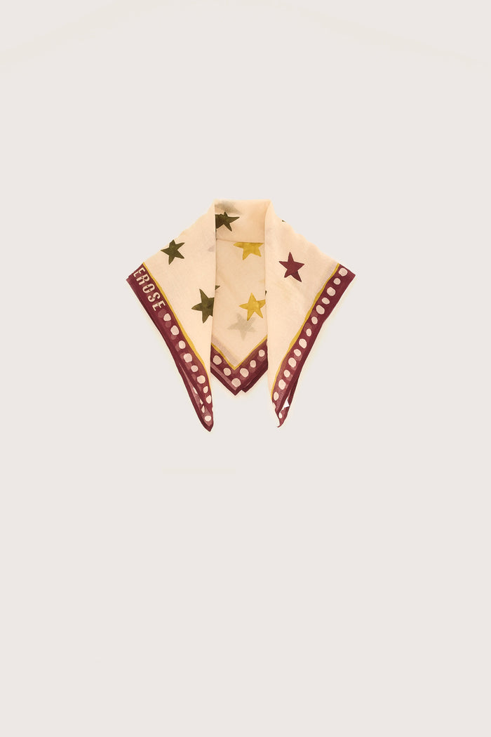 Bellerose Écharpe Carrée Imprimé Étoiles Pour Femmes