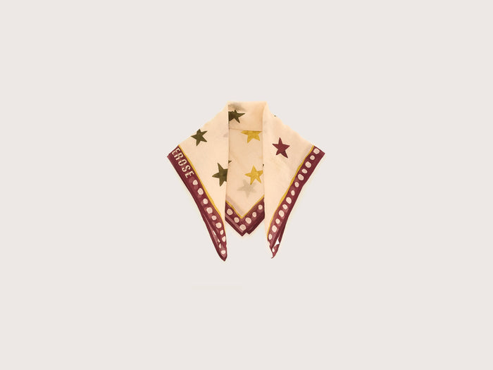 Bellerose Écharpe Carrée Imprimé Étoiles Pour Femmes