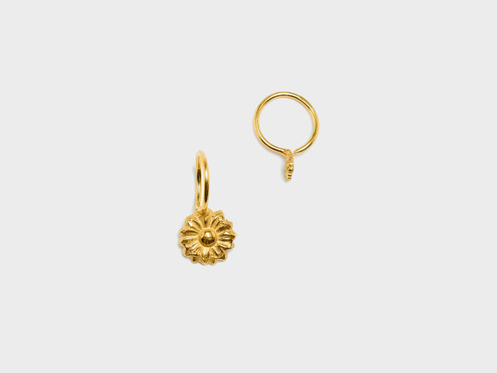 Sylvie Gilbert GilbertGilbert Asymmetric Flower Earrings