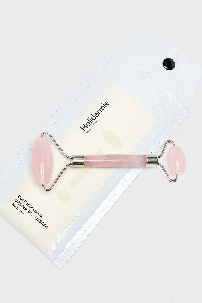 Holidermie Holidermie DuoRoller Visage En Quartz Rose