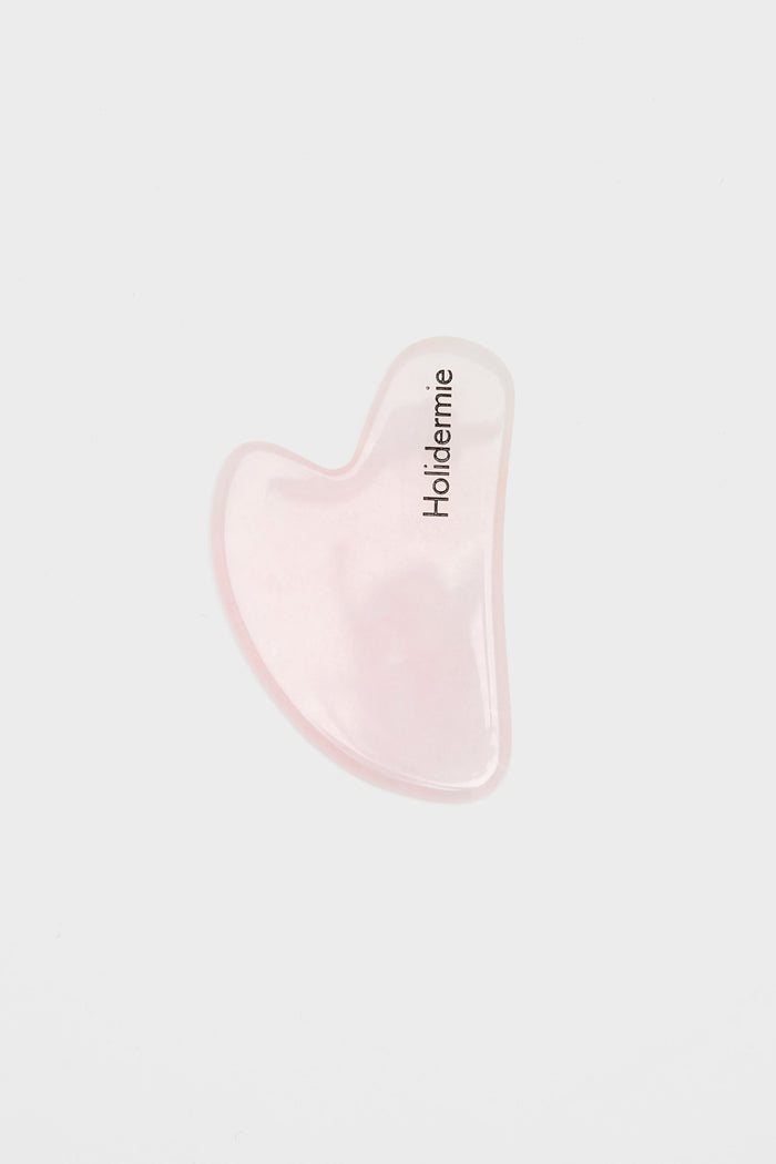 Holidermie Holidermie Gua Sha Visage En Quartz Rose