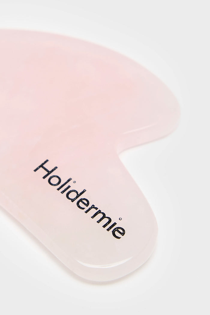 Holidermie Holidermie Gua Sha Visage En Quartz Rose