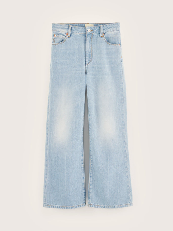 Bellerose Jean évasé En Denim Bleu-bleach Pour Filles