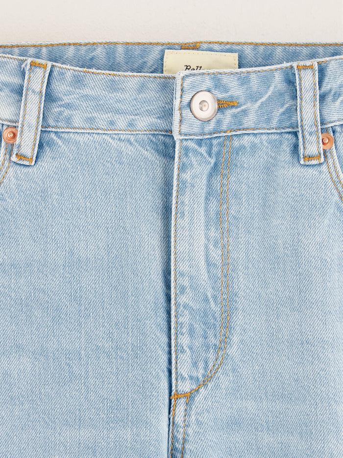 Bellerose Jean évasé En Denim Bleu-bleach Pour Filles