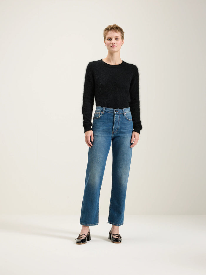 Bellerose Jean Taille Mi-haute En Denim Bleu Délavé Pour Femmes