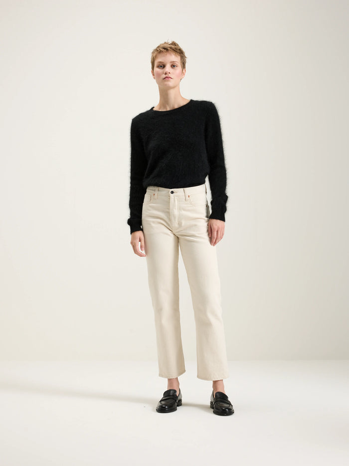 Bellerose Jean Taille Mi-haute En Denim écru Pour Femmes