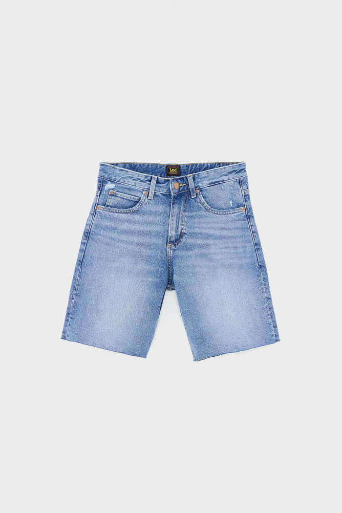 Lee Lee Rider Loose Shorts In Down The Road Blue