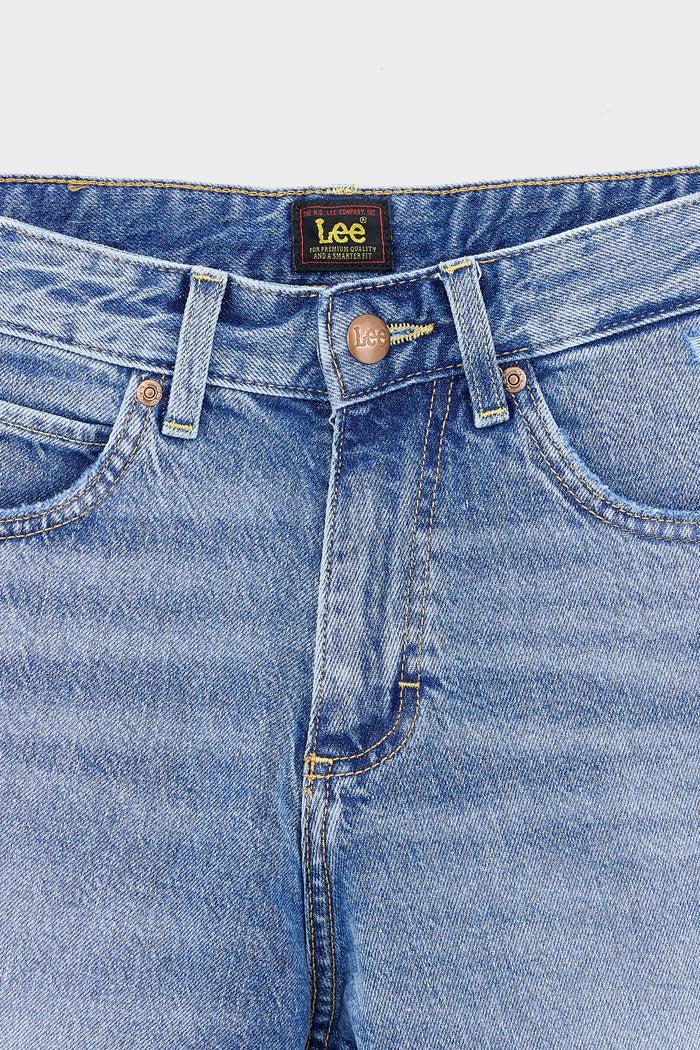 Lee Lee Rider Loose Shorts In Down The Road Blue