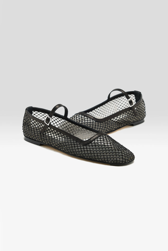 Miista Miista Vanita Black Ballerinas