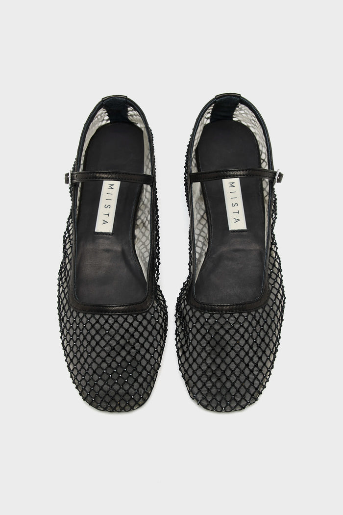 Miista Miista Vanita Black Ballerinas