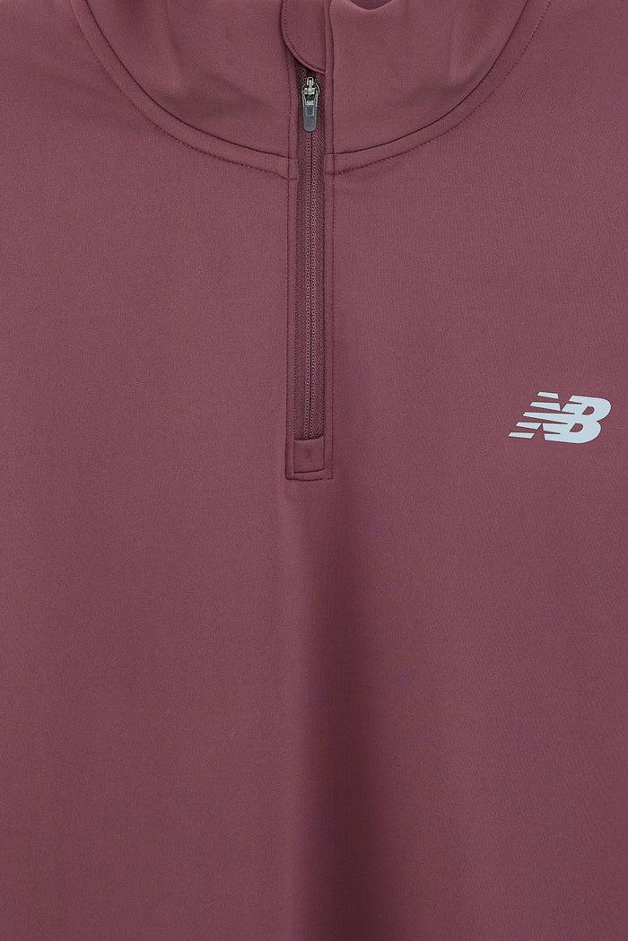 New Balance New Balance Script Quarter Zip Pour Femmes