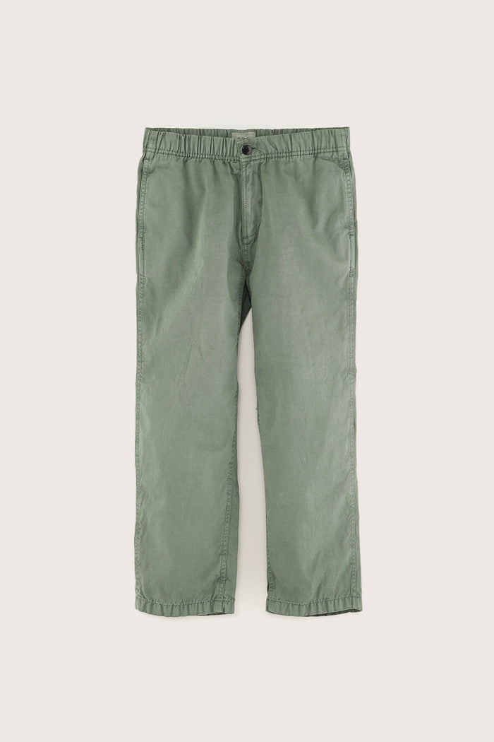 Bellerose Pantalon Coupe Large Vert-gris Pour Garçons