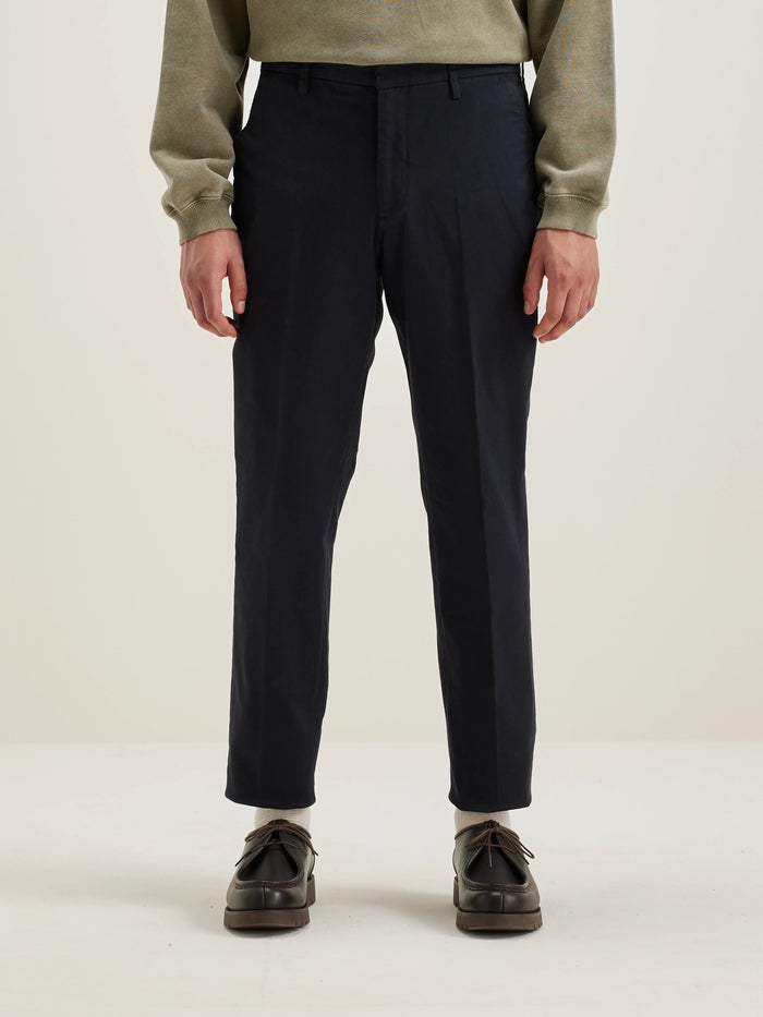 Bellerose Pantalon De Tailleur Bleu Marine Pour Hommes