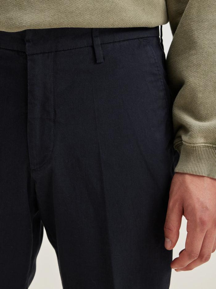 Bellerose Pantalon De Tailleur Bleu Marine Pour Hommes