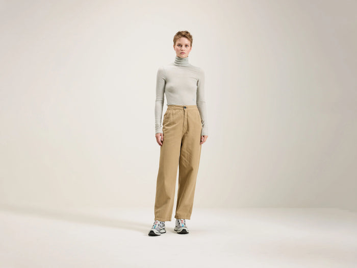 Bellerose Pantalon décontracté beige clair pour femmes