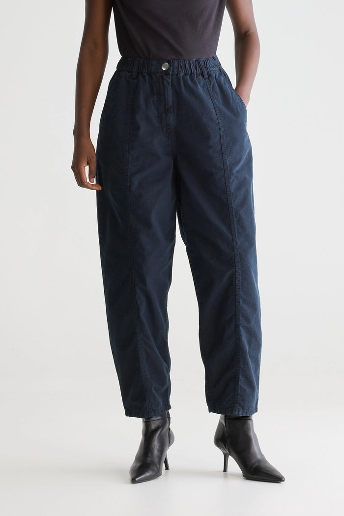 Bellerose Pantalon Décontracté Bleu Marine Pour Femmes